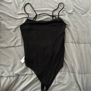 Black Strappy Bodysuit